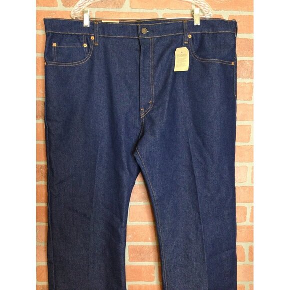 NWT Levi's Men's Denim 517 Bootcut Jeans Pockets Dark Wash Blue Size 44 X 32 - Picture 2 of 8